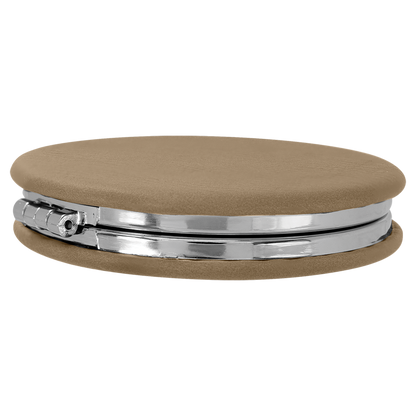 2.5"LT BRWN COMPCT MIRROR