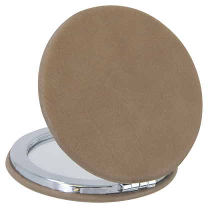 2.5"LT BRWN COMPCT MIRROR