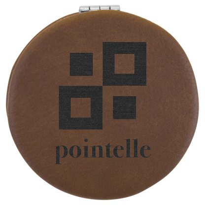 2.5"DK BRWN COMPCT MIRROR