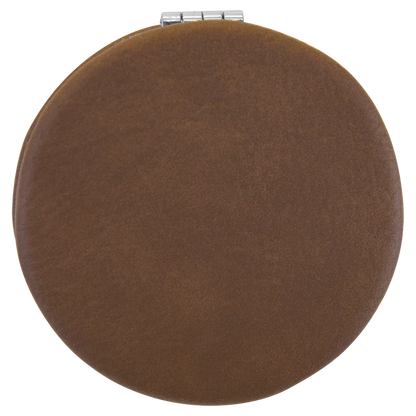 2.5"DK BRWN COMPCT MIRROR