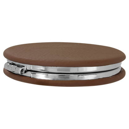 2.5"DK BRWN COMPCT MIRROR