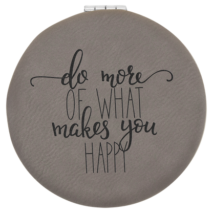 2.5" GRAY COMPACT MIRROR