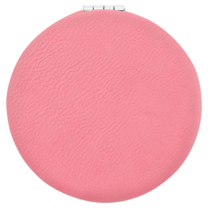 2.5" PINK COMPACT MIRROR