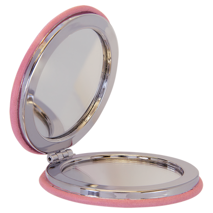2.5" PINK COMPACT MIRROR