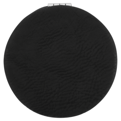 2.5"BLK/SLV COMPCT MIRROR