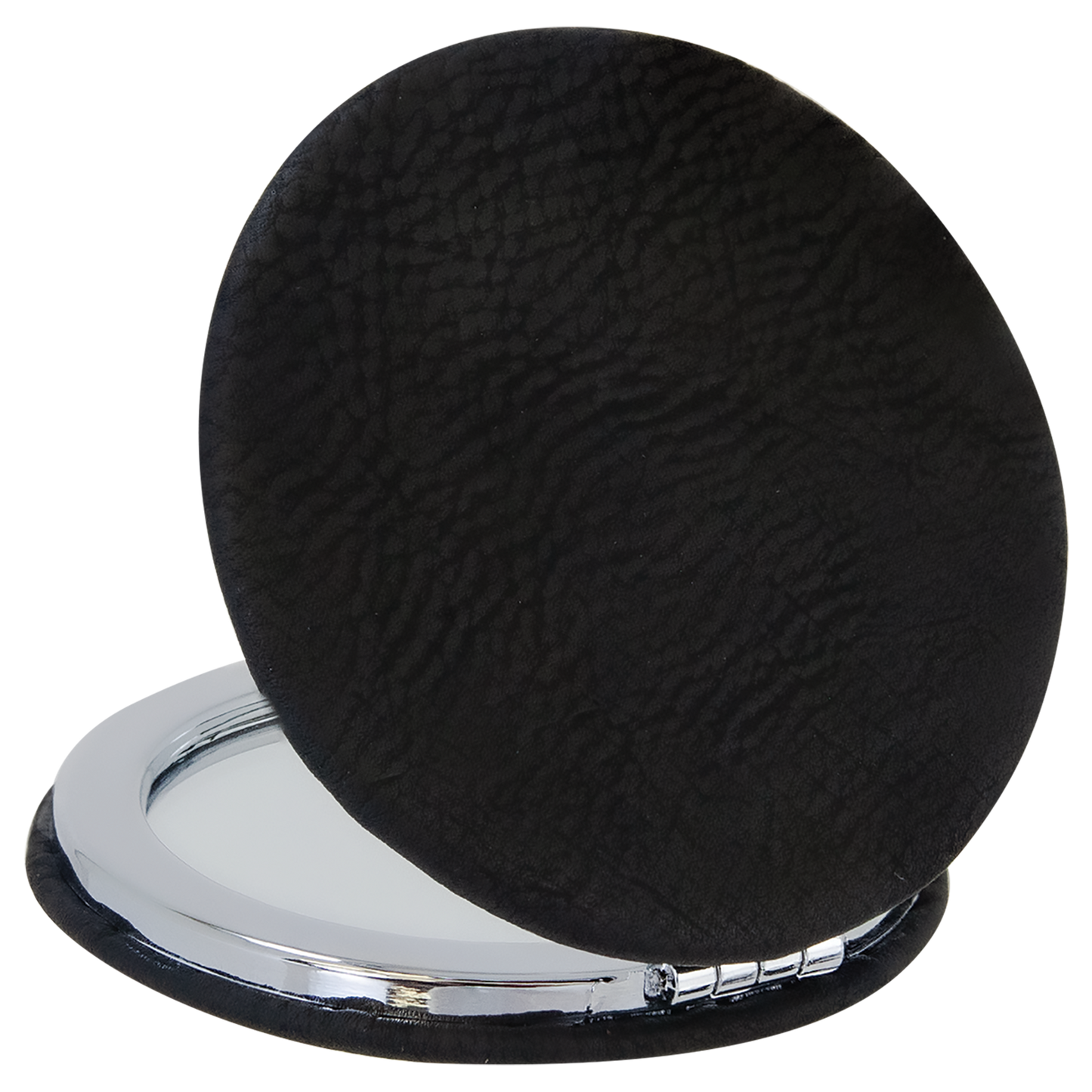 2.5"BLK/SLV COMPCT MIRROR