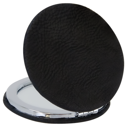 2.5"BLK/SLV COMPCT MIRROR