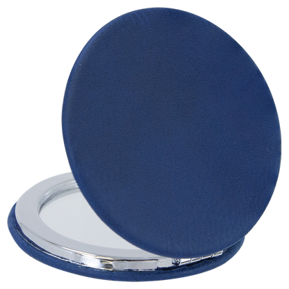 2.5"BLU/SLV COMPCT MIRROR