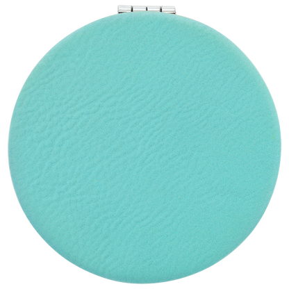 2.5" TEAL COMPACT MIRROR
