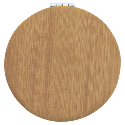 2.5"BAMBOO COMPACT MIRROR