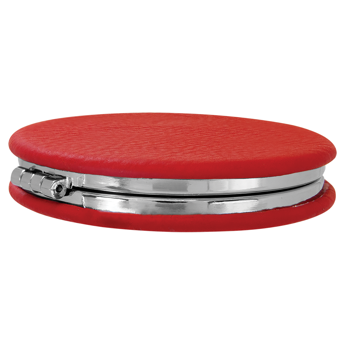 2.5"RED/BLK COMPCT MIRROR