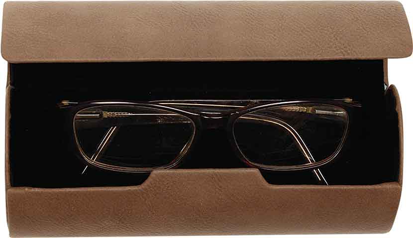 Eyeglass Case Dark Brown