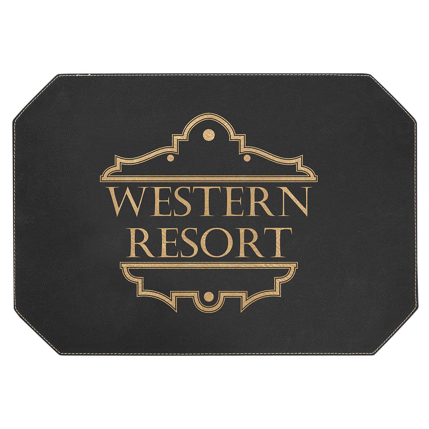 Placemat Black/Gold