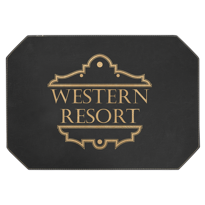 Placemat Black/Gold