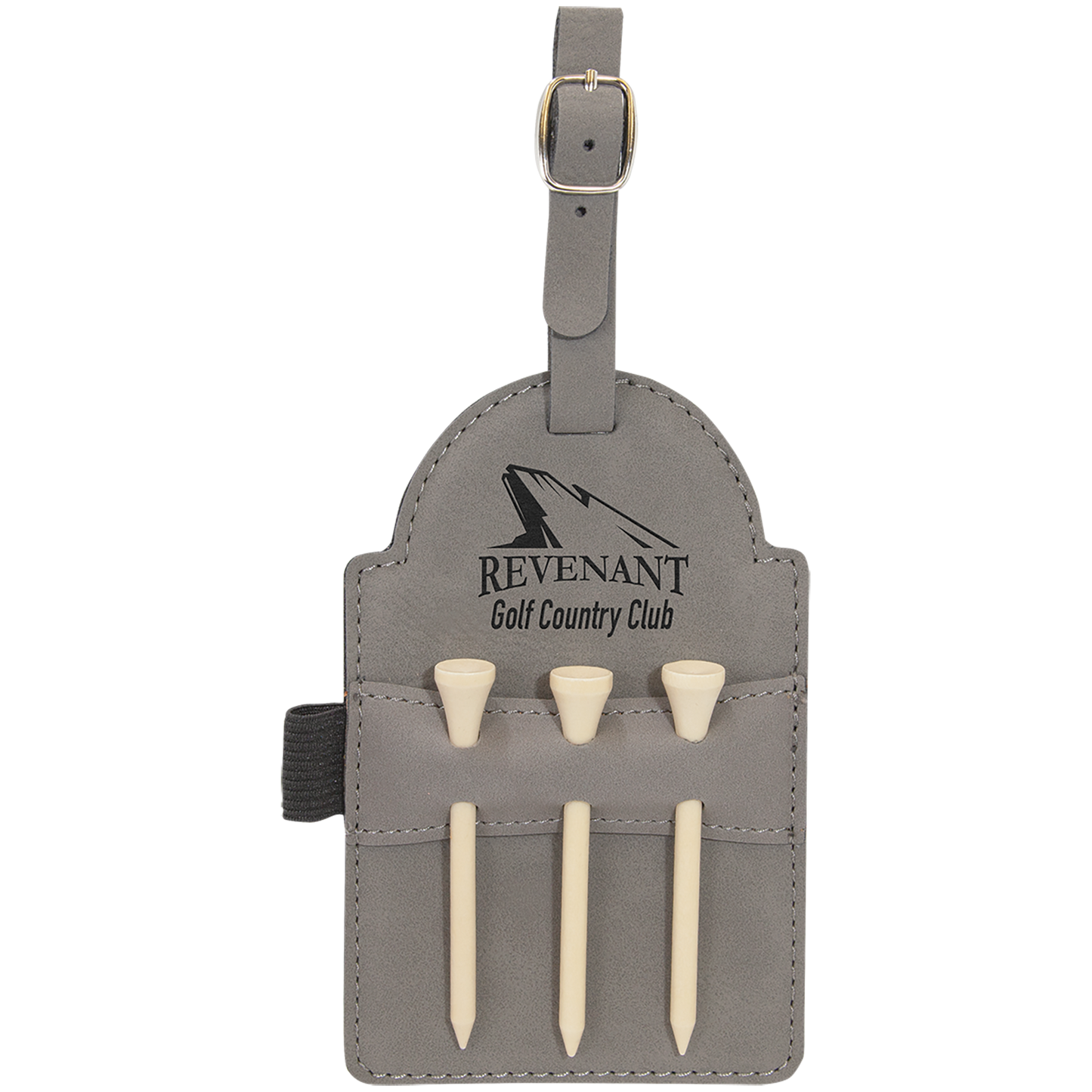 3.25X5 GRAY GOLF BAG TAG