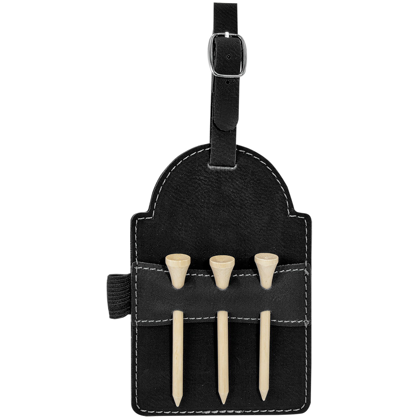 3.25X5 BLK/SLV GLF BG TAG