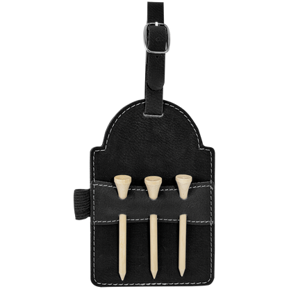 3.25X5 BLK/SLV GLF BG TAG