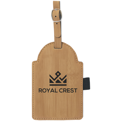 3.25X5 BAMBOO GLF BAG TAG