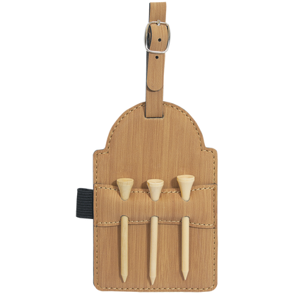 3.25X5 BAMBOO GLF BAG TAG