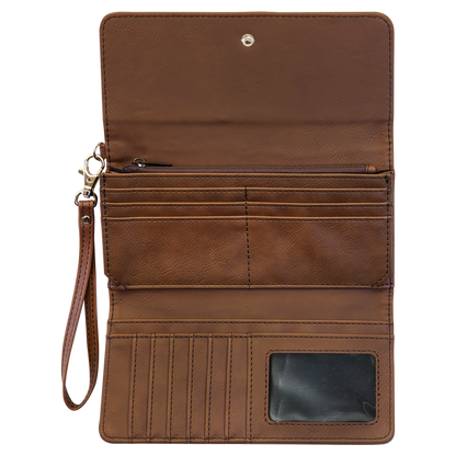 7.5X4 DARK BROWN WALLET