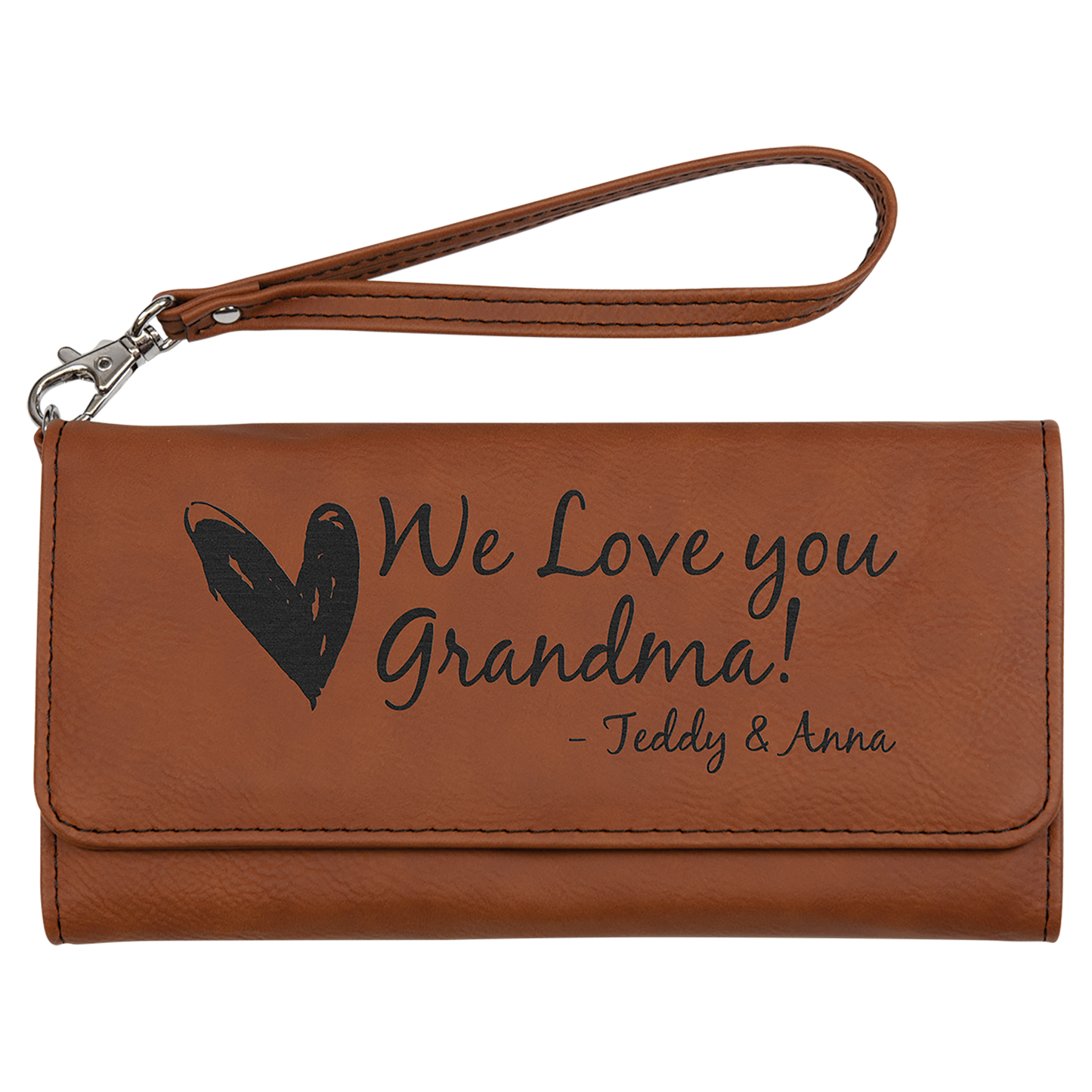 7.5X4  WALLET W/STRAP