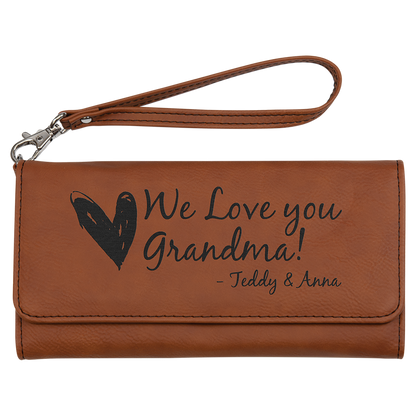 7.5X4  WALLET W/STRAP