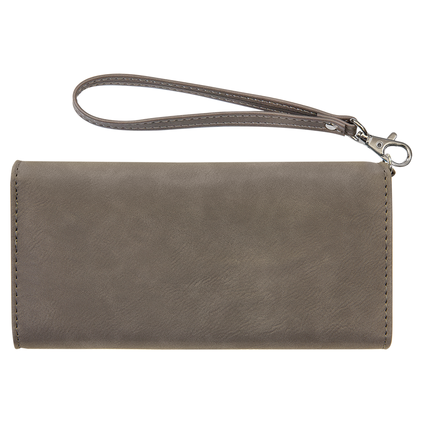 7.5X4 GRAY WALLET W/STRAP