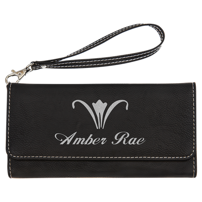 7.5X4 BLACK/SILVER WALLET