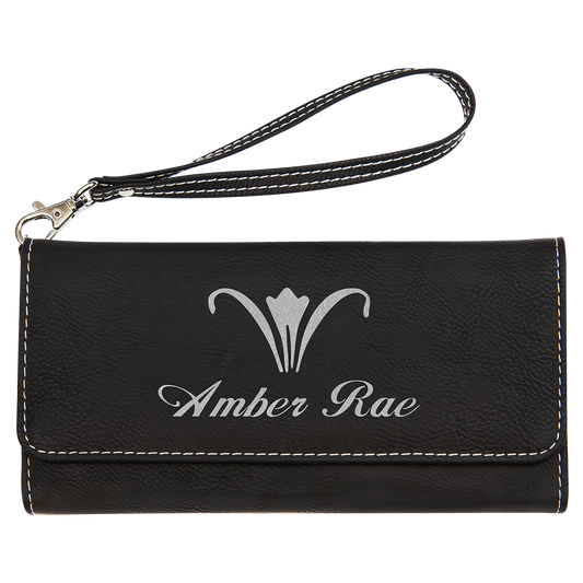 7.5X4 BLACK/SILVER WALLET