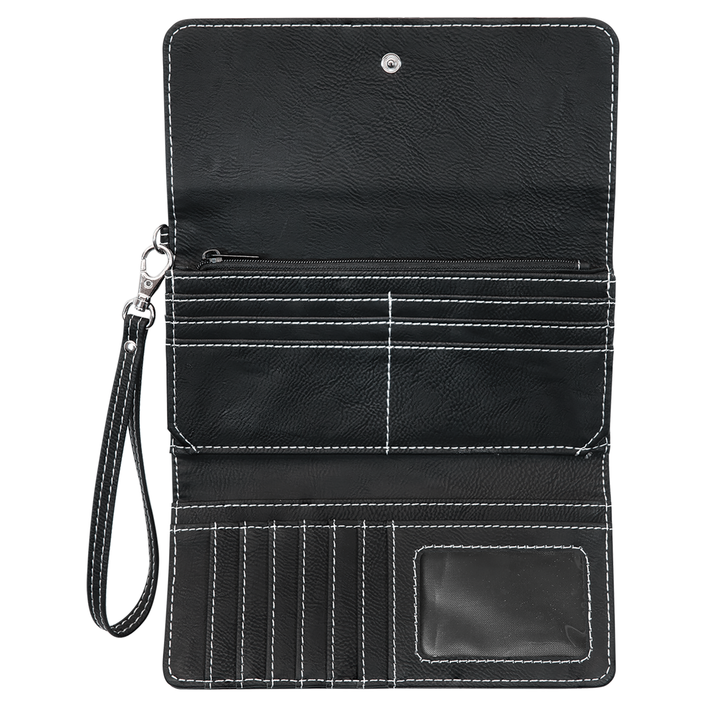 7.5X4 BLACK/SILVER WALLET