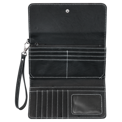 7.5X4 BLACK/SILVER WALLET