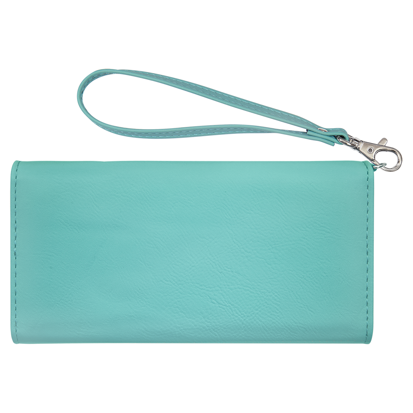 7.5X4 TEAL WALLET W/STRAP