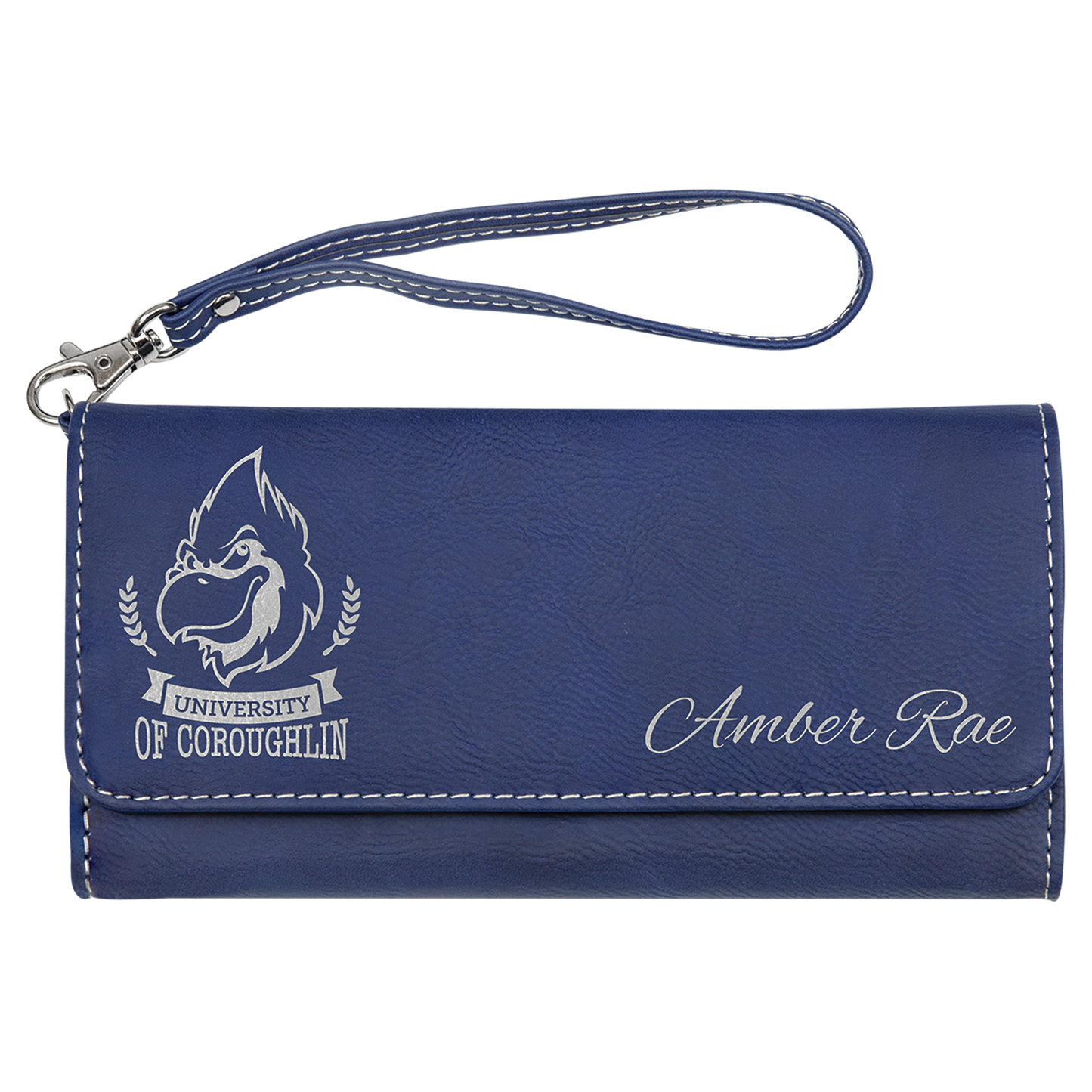 7.5X4 BLUE/SILVER WALLET