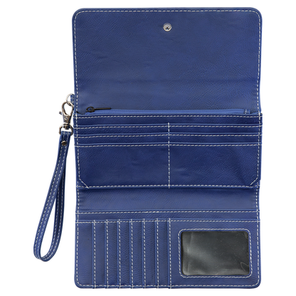 7.5X4 BLUE/SILVER WALLET