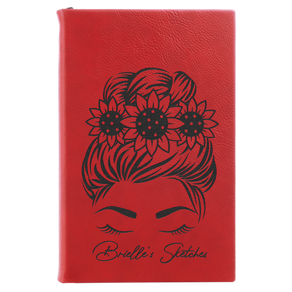 5.25X8.25 RED/BLK SKETCH