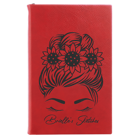 5.25X8.25 RED/BLK SKETCH