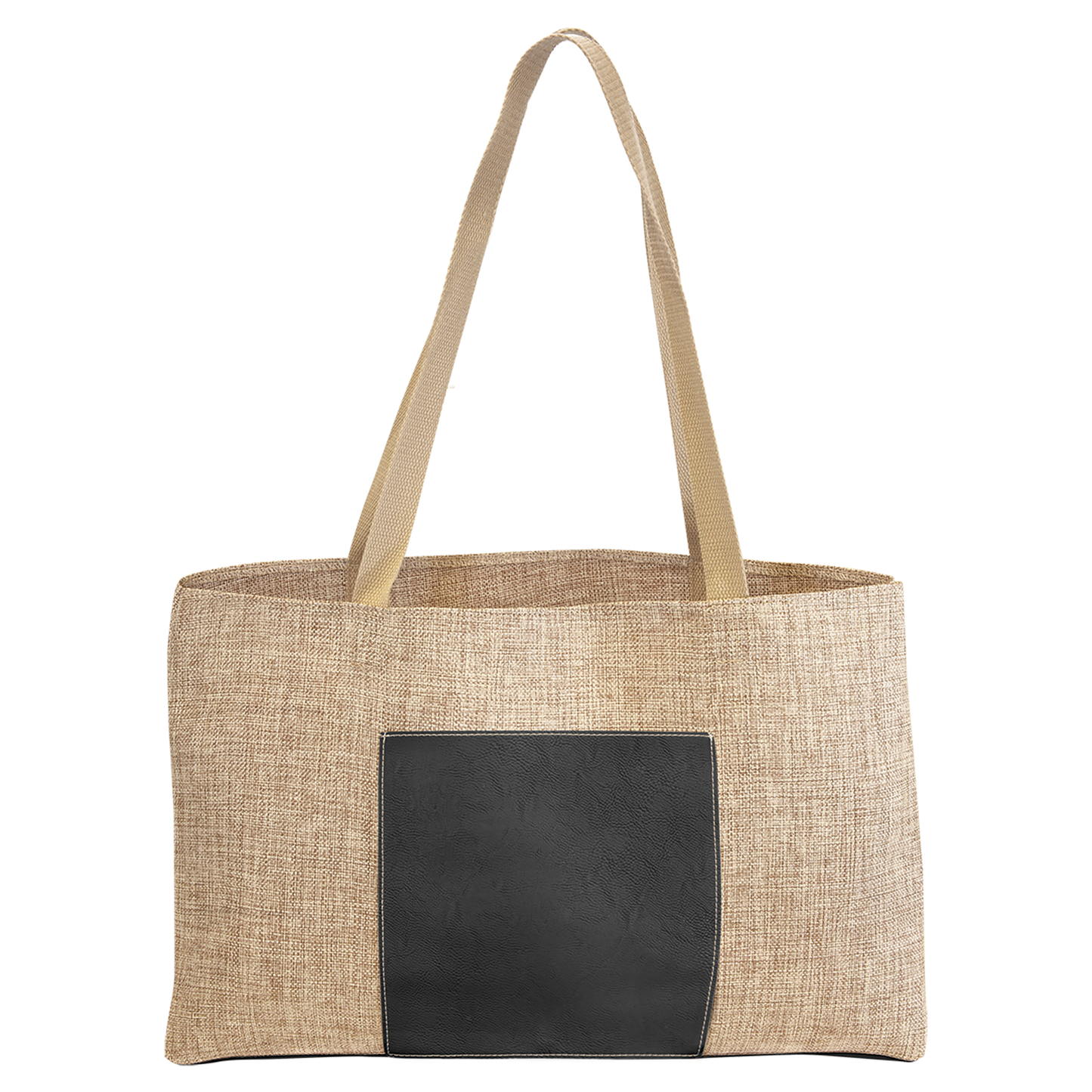 19X12 BURLAP W/BLK/GLD BG