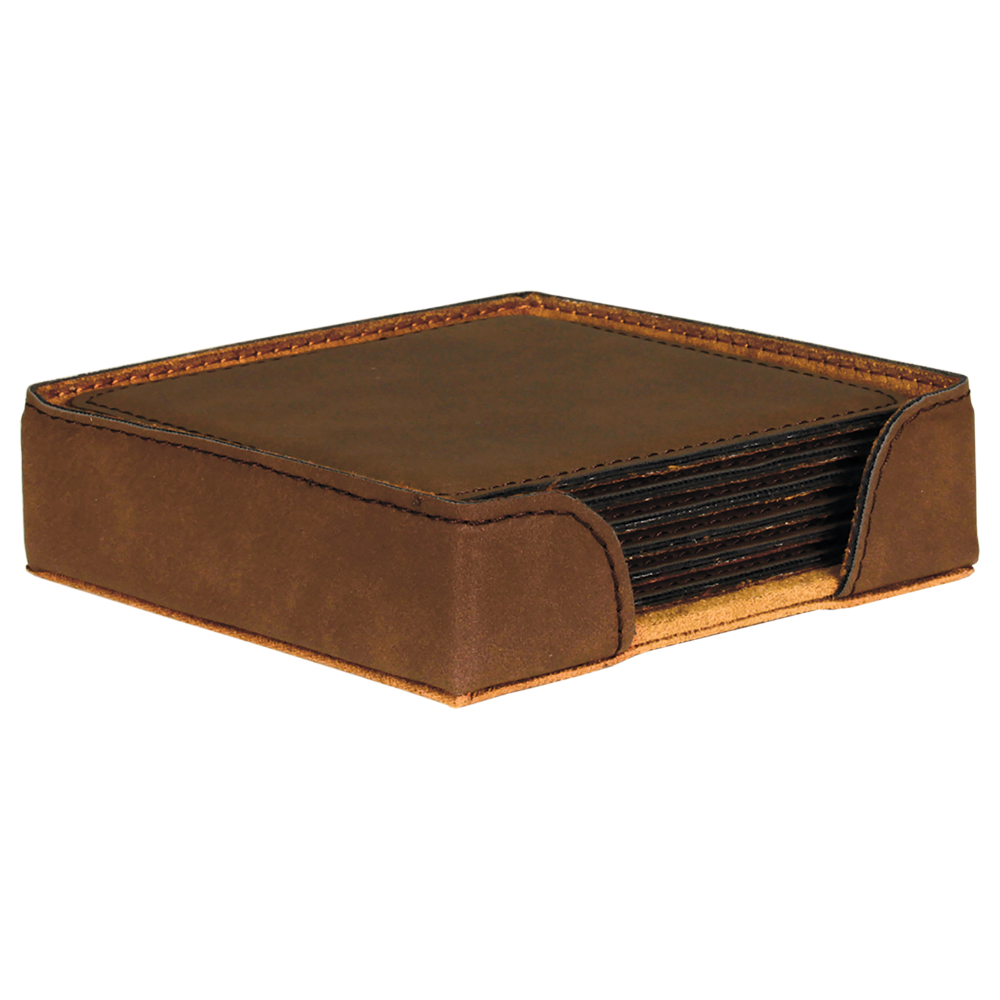 4X4 SQR DRK BRWN CSTR SET