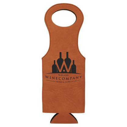 RAWHIDE LSR LTHR WINE BAG