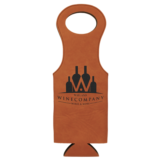 RAWHIDE LSR LTHR WINE BAG