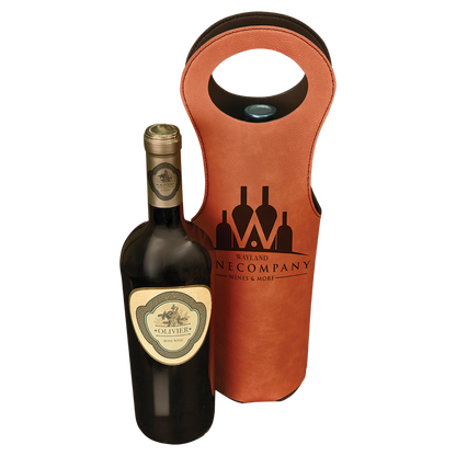 RAWHIDE LSR LTHR WINE BAG