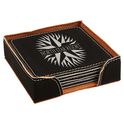 4X4SQR BLK/SLV COASTER ST