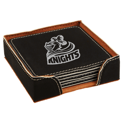 4X4SQR BLK/SLV COASTER ST