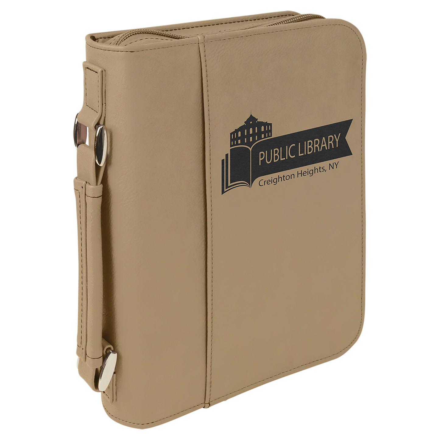 Book/Bible Cover with Handle & Zipper