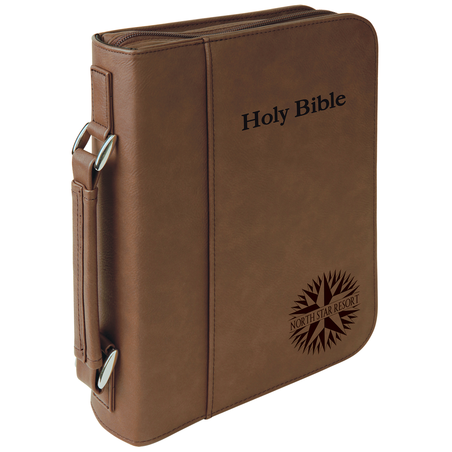 Book/Bible Cover with Handle & Zipper