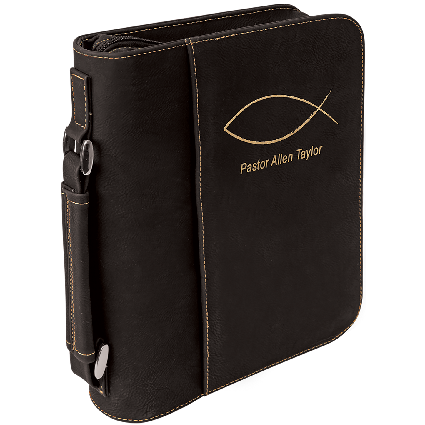 Book/Bible Cover with Handle & Zipper