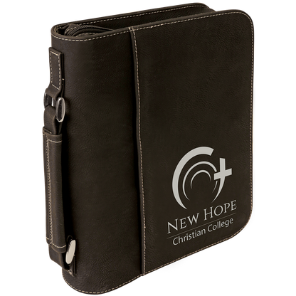 Book/Bible Cover with Handle & Zipper