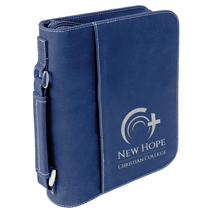 Book/Bible Cover with Handle & Zipper