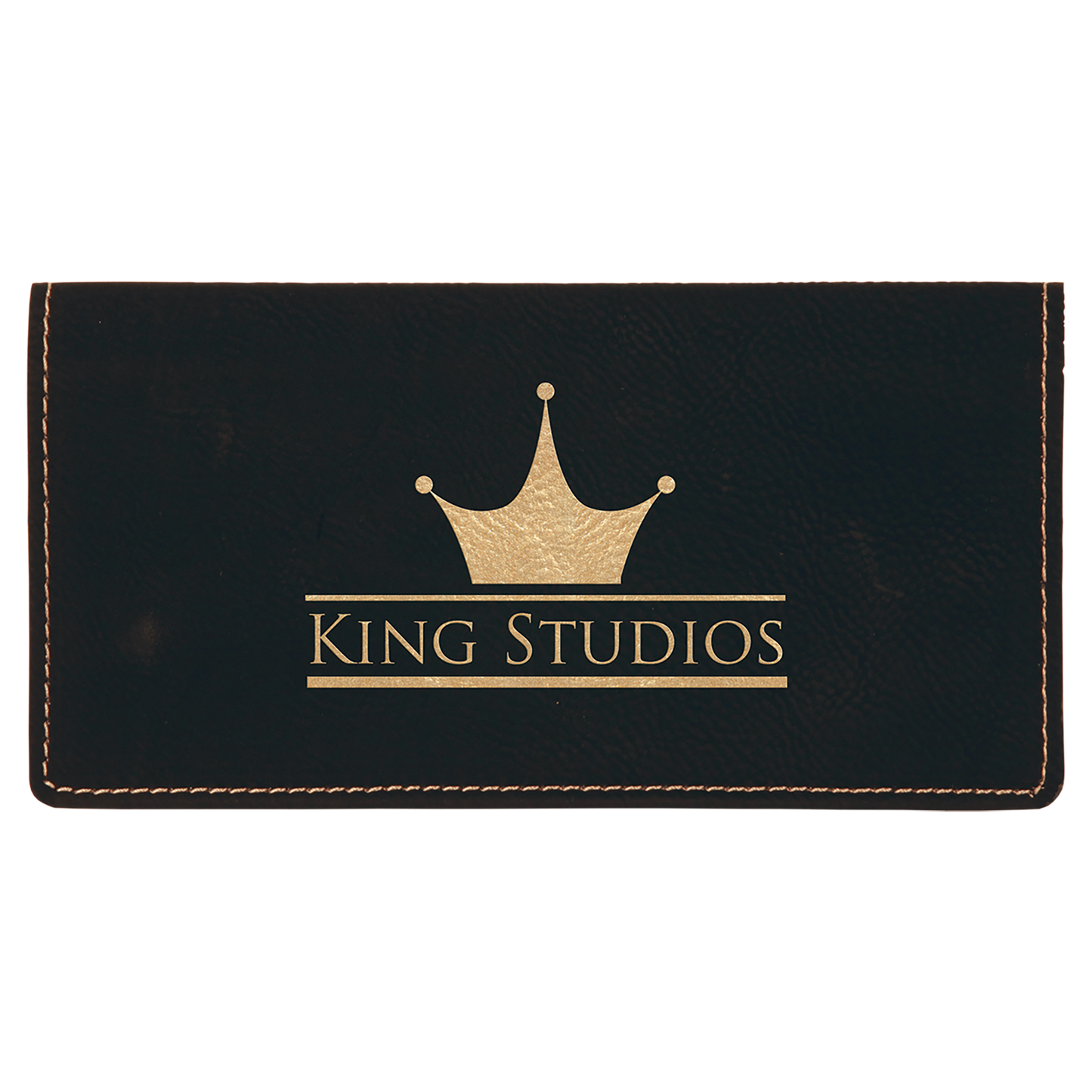 6.75X3.5BLK/GLD CHKBK CVR