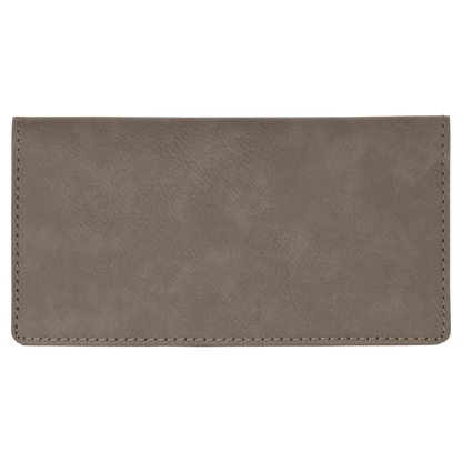6.75X3.5 GRAY CHECKBK CVR